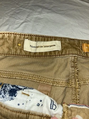 Pilcro and the Letterpress Tan Corduroy Pants Size 29 - photo 2