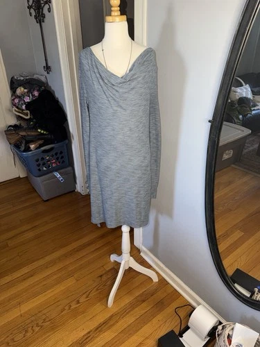 Anthropologie pure+good Heather Gray Off-Shoulder tunic Size XS - photo 2
