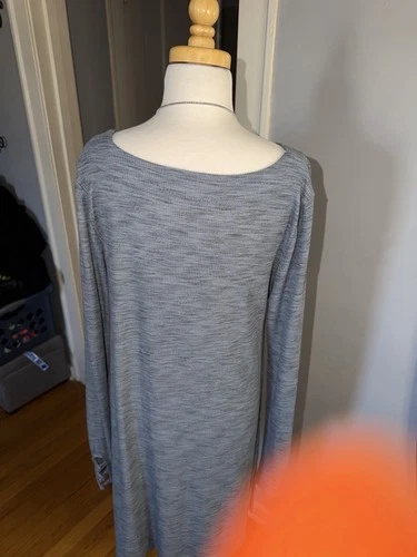Anthropologie pure+good Heather Gray Off-Shoulder tunic Size XS - photo 5