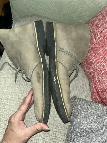 Clarks Men's Desert Sandy Beige Suede Chukka Boots Size 10.5 - photo 3