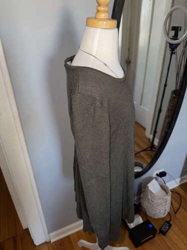Kenar Women 100% Merino Wool Olive Long Sleeve Top Size M - photo 4