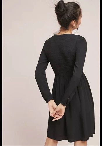 Anthropologie by Maeve Black Long Sleeve Dress Size XL - photo 2