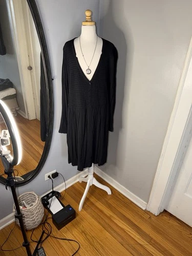 Anthropologie by Maeve Black Long Sleeve Dress Size XL - photo 4