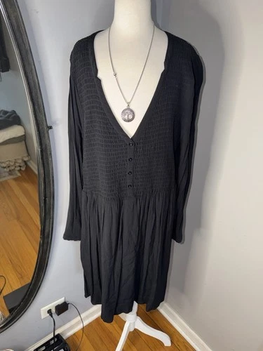 Anthropologie by Maeve Black Long Sleeve Dress Size XL - photo 5