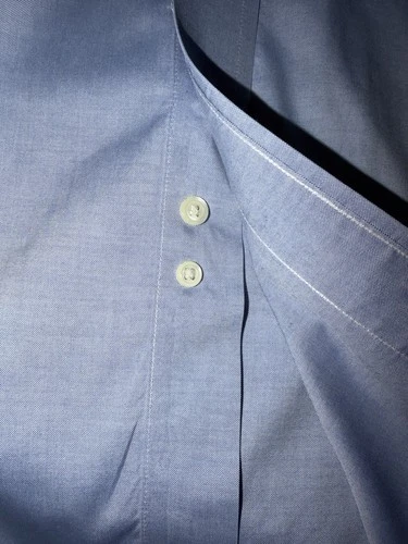 Brooks Brothers Men's Size 16-34 Button Down Dress Shirt Blue Co - photo 3