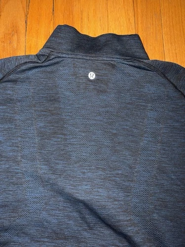 Lululemon Athletica Dark Blue Pullover Smooth Spacer Quarter Zip - photo 3