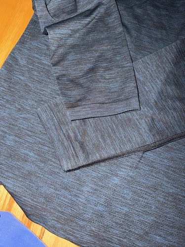 Lululemon Athletica Dark Blue Pullover Smooth Spacer Quarter Zip - photo 4