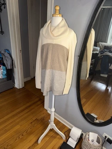 Lauren Ralph Lauren 100% Cashmere Cowl Neck Sweater