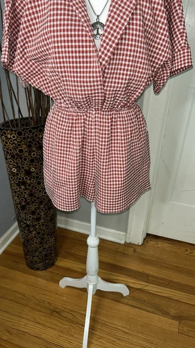 En Saison Women's Red Ruffle Romper - Size XS - photo 5