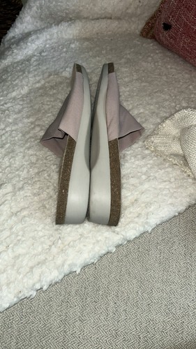 Munro Nalia Stretch Slide Sandals Size 11W Pink Textile Flatform - photo 4