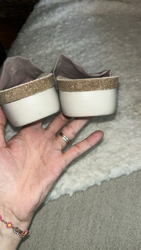 Munro Nalia Stretch Slide Sandals Size 11W Pink Textile Flatform - photo 5