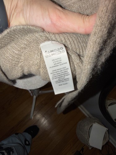 Nanette Lepore Taupe Turtleneck Sweater Size L - photo 5