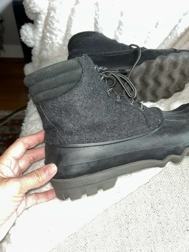 Sperry Gray and Black Duck Boots Men - photo 2