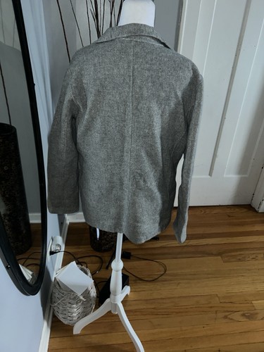Kate Hill 90%Wool 10%Nylon Light Gray Women's Blazer Size 8P - photo 5