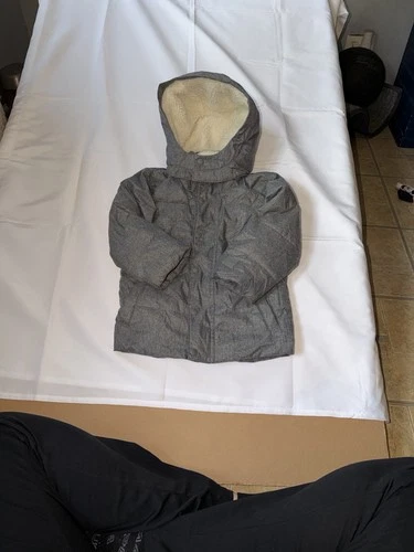 GAP Gray Toddler Puffer Jacket 3T