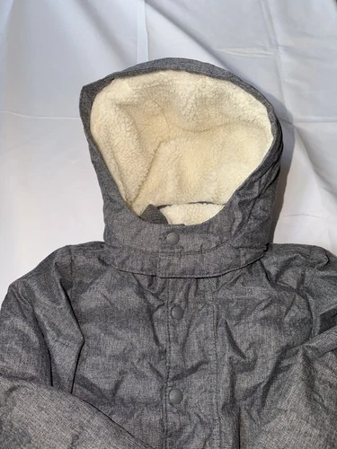 GAP Gray Toddler Puffer Jacket 3T - photo 3