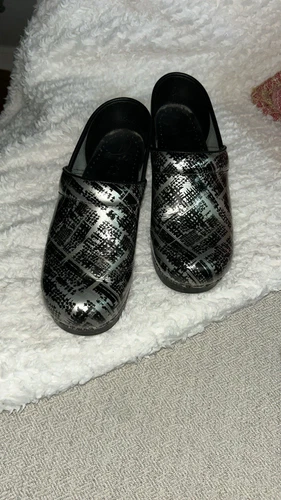 Dansko Women’s Professional Blue Leather Clog Size 40 US 9.5/10