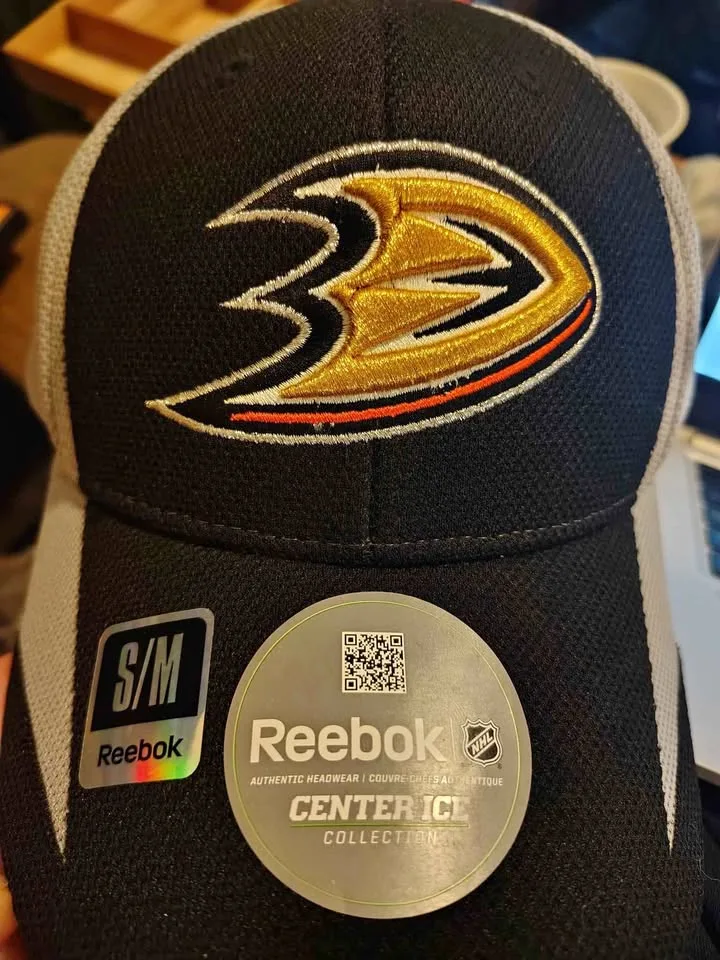 NHL Anaheim Reebok small hat centre ice. thumbnail