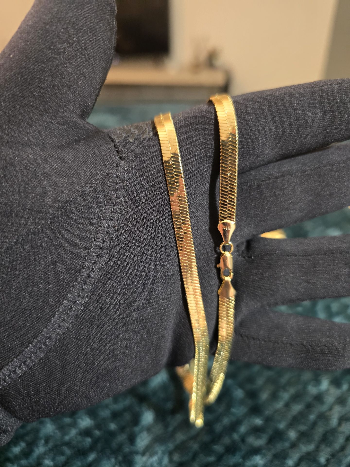 14k Gold Plated Rope Chain - photo 5