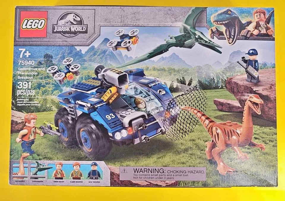 Lego Jurassic World 75940 Gallimimus and Pteranodon Breakout Ret