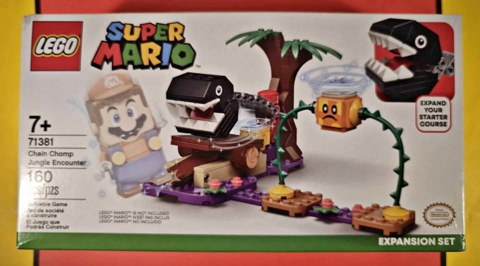 Lego Super Mario 71381 Chain Chomp Jungle Encounter Retired 2022