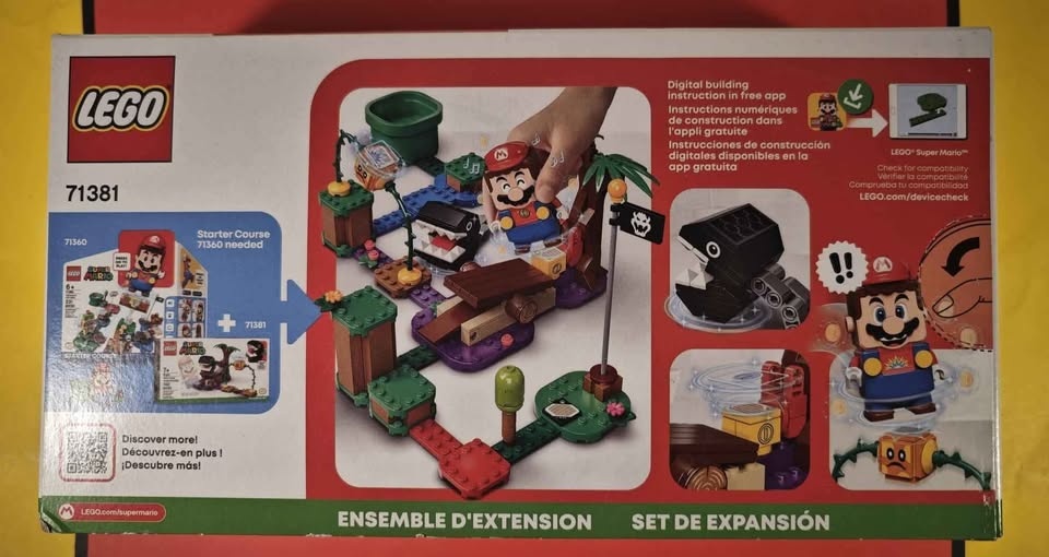 Lego Super Mario 71381 Chain Chomp Jungle Encounter Retired 2022 - photo 2