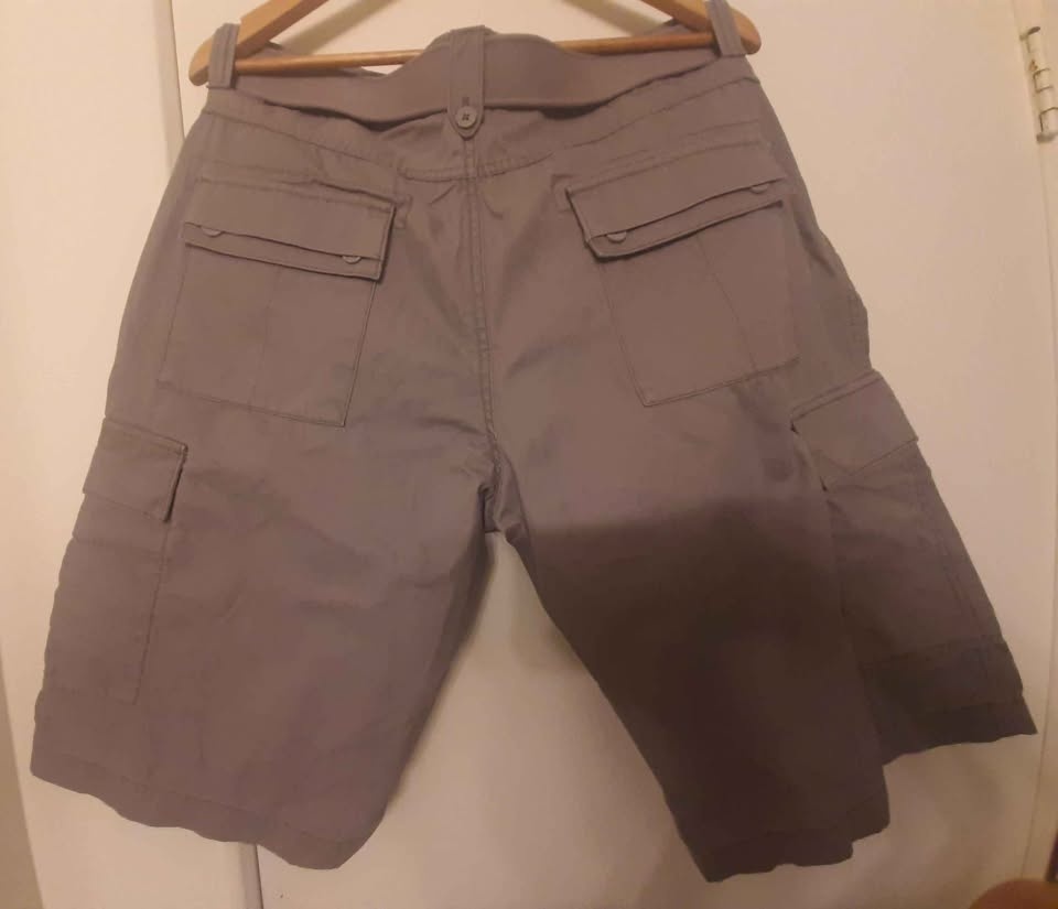 Mexx Men's Grey Poplin Cargo Shorts - photo 3