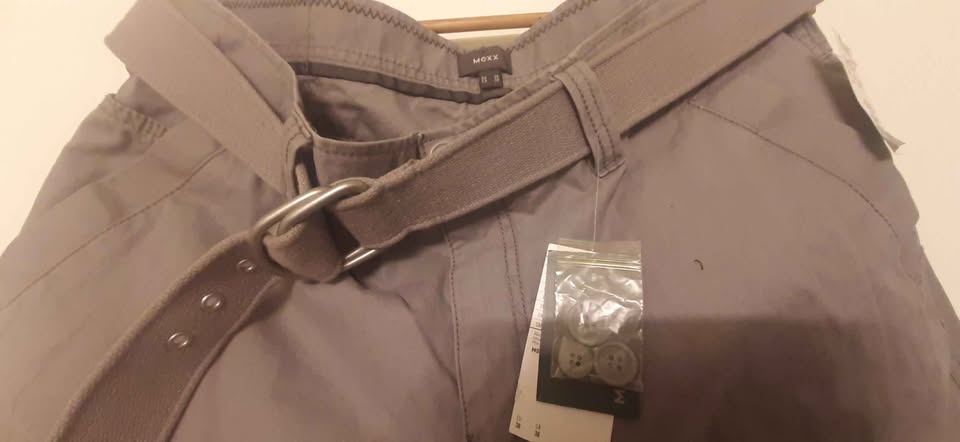 Mexx Men's Grey Poplin Cargo Shorts - photo 4