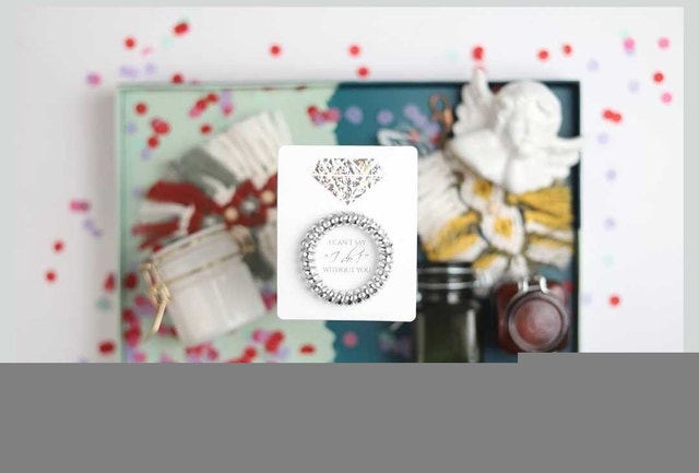 8 Silver Spiral Hair Ties - Phone Cord Style - photo 5