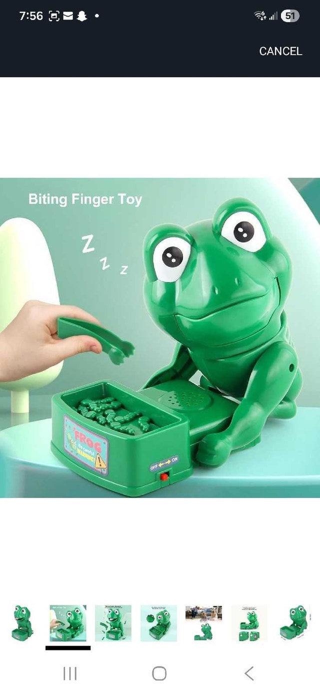 Gernie Biting Frog Toy - photo 4