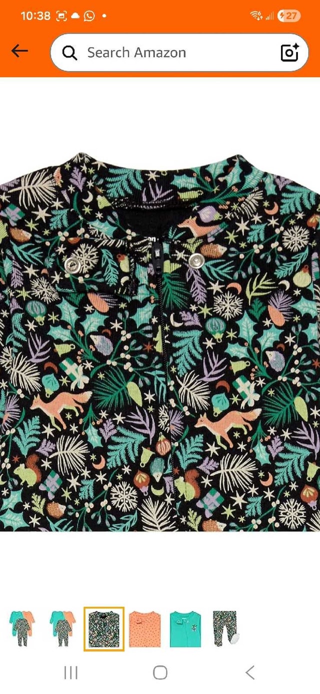 3x Amazon Basics 2T Footed Pajamas - photo 2