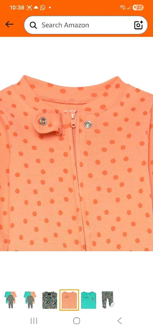 3x Amazon Basics 2T Footed Pajamas - photo 3