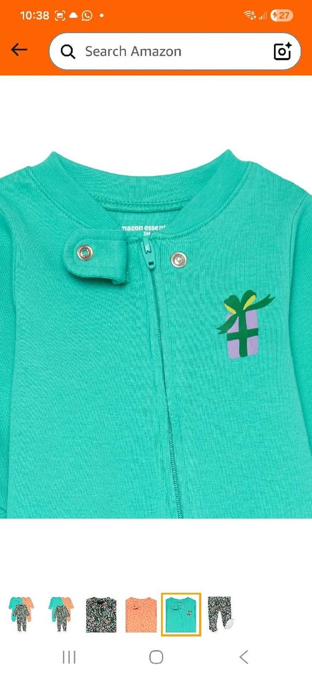 3x Amazon Basics 2T Footed Pajamas - photo 4