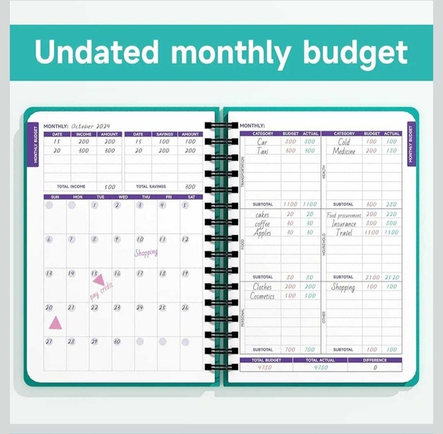 TIME X Budget Planner - Blue, New - photo 4