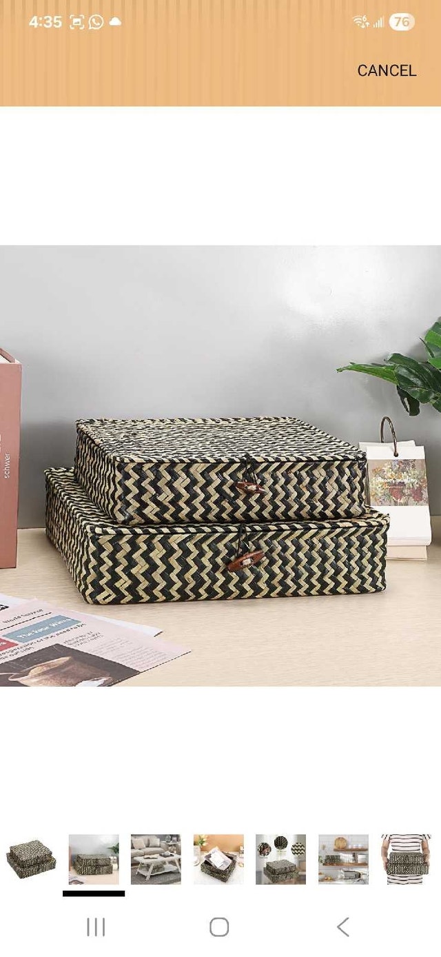 New Set of 2 Hipiwe Woven Storage Baskets - photo 3