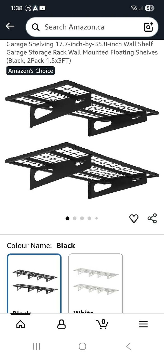 New Garage Shelving