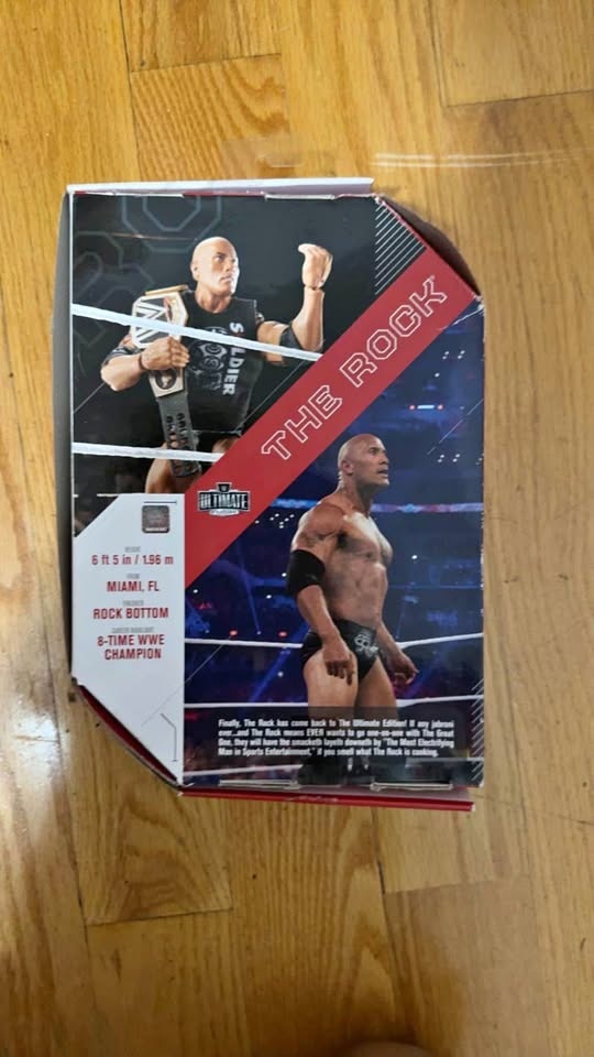 Da Rock WWE Action Figure