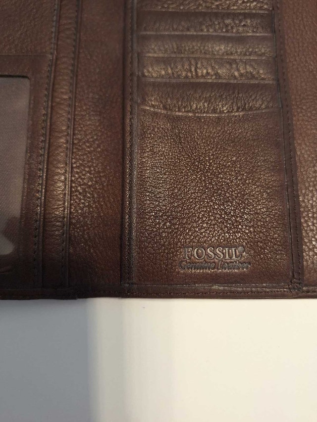 NEW Fossil Men's Leather Bi-Fold Wallet - photo 3