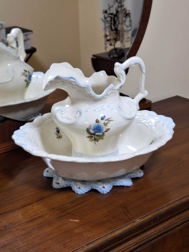 Antique Jug & Wash Basin