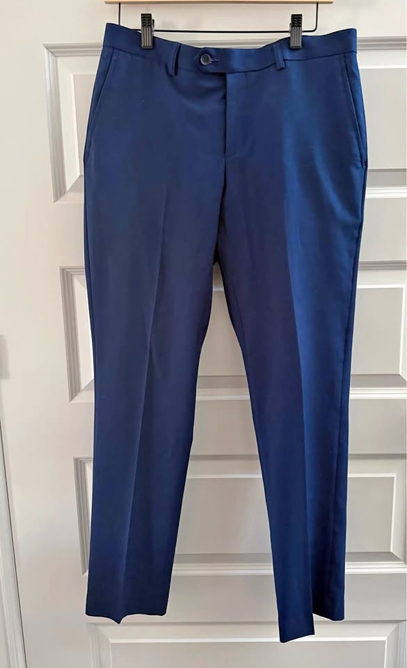 Slim Fit Pants Tip Top Nevy Blue Size 32W/30L