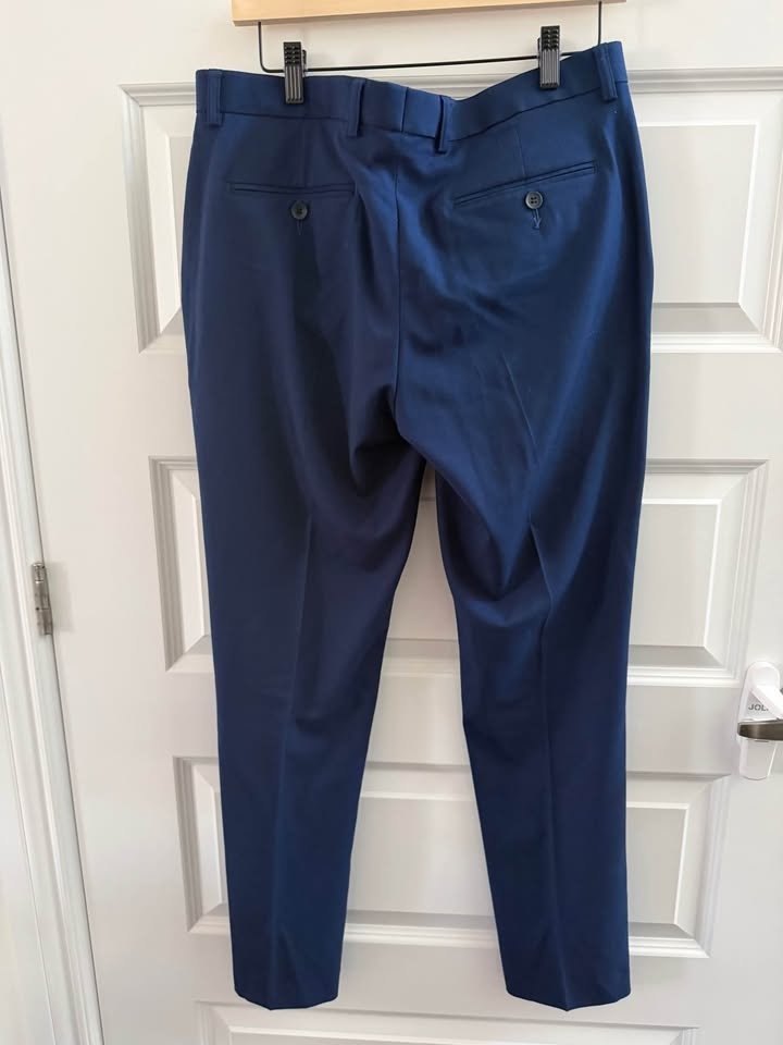 Slim Fit Pants Tip Top Nevy Blue Size 32W/30L - photo 2