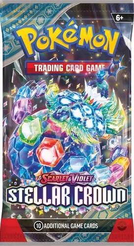 Pokemon Scarlet & Violet Stellar Crown Booster Pack | Terapagos
