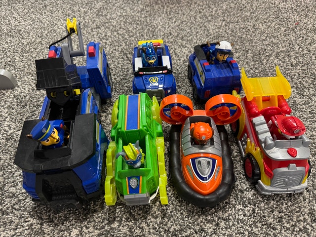 Paw Patrol Car Lot!