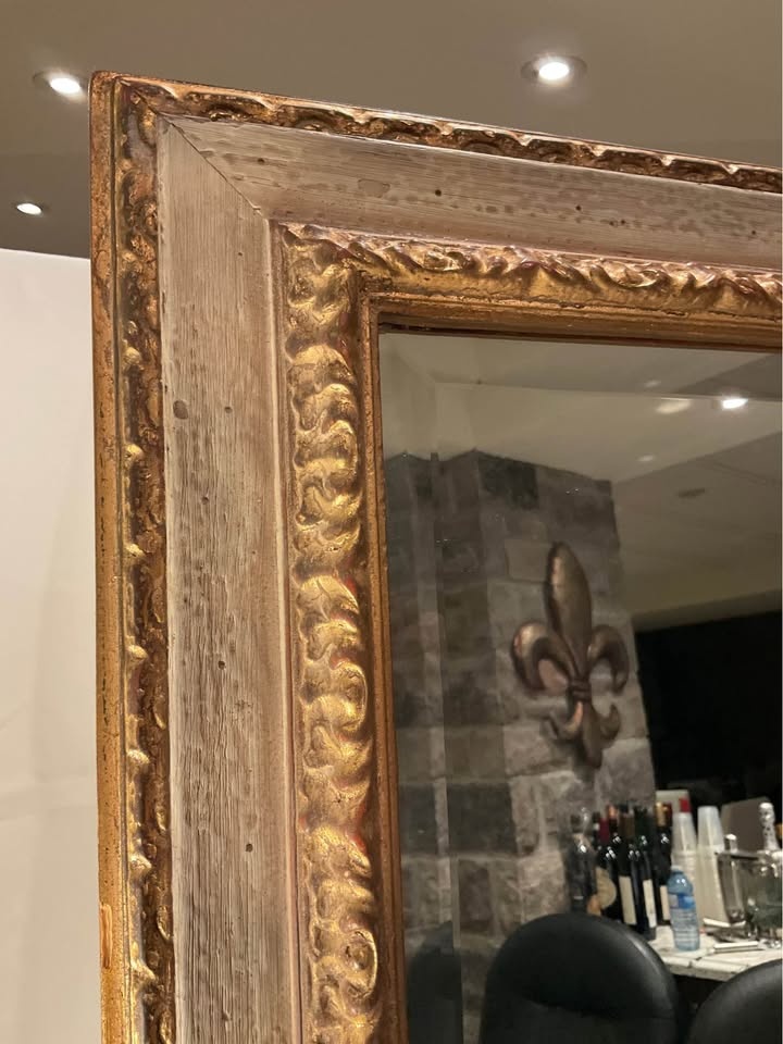 Vintage Gold Leaf Mirror - photo 3