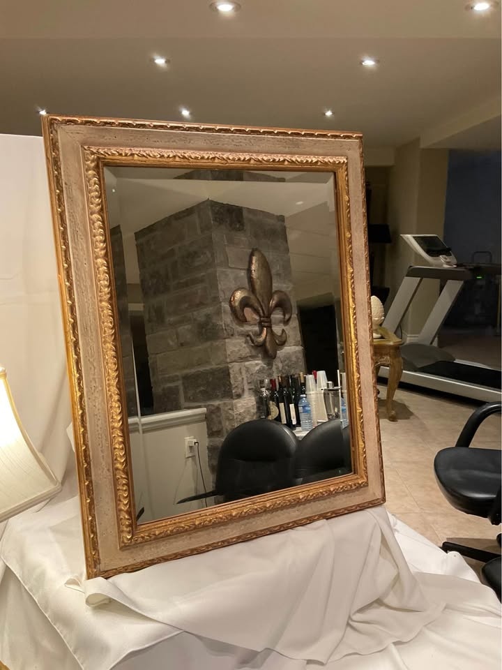 Vintage Gold Leaf Mirror - photo 5