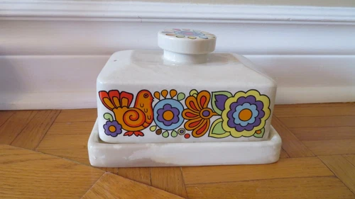 Retro Cheese Dish Gaytime Lord Nelson Pottery