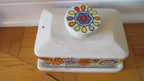 Retro Cheese Dish Gaytime Lord Nelson Pottery - photo 4