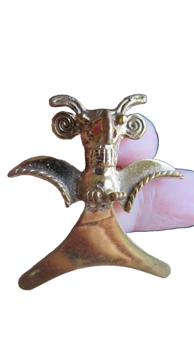 Pre Columbian Costa Rica Gold Condor Brooch Replica