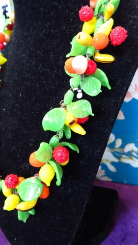 Vintage 1950s Murano Tutti Frutti Necklace - photo 2