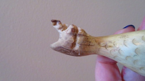 Vintage Scrimshaw Bone Fish Handle Corkscrew - photo 5